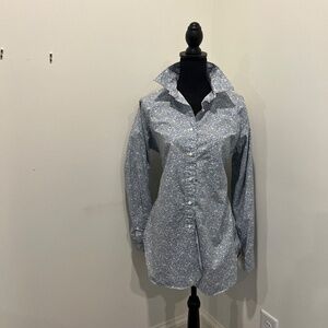 ANN MASHBURN Boyfriend Shirt - XL